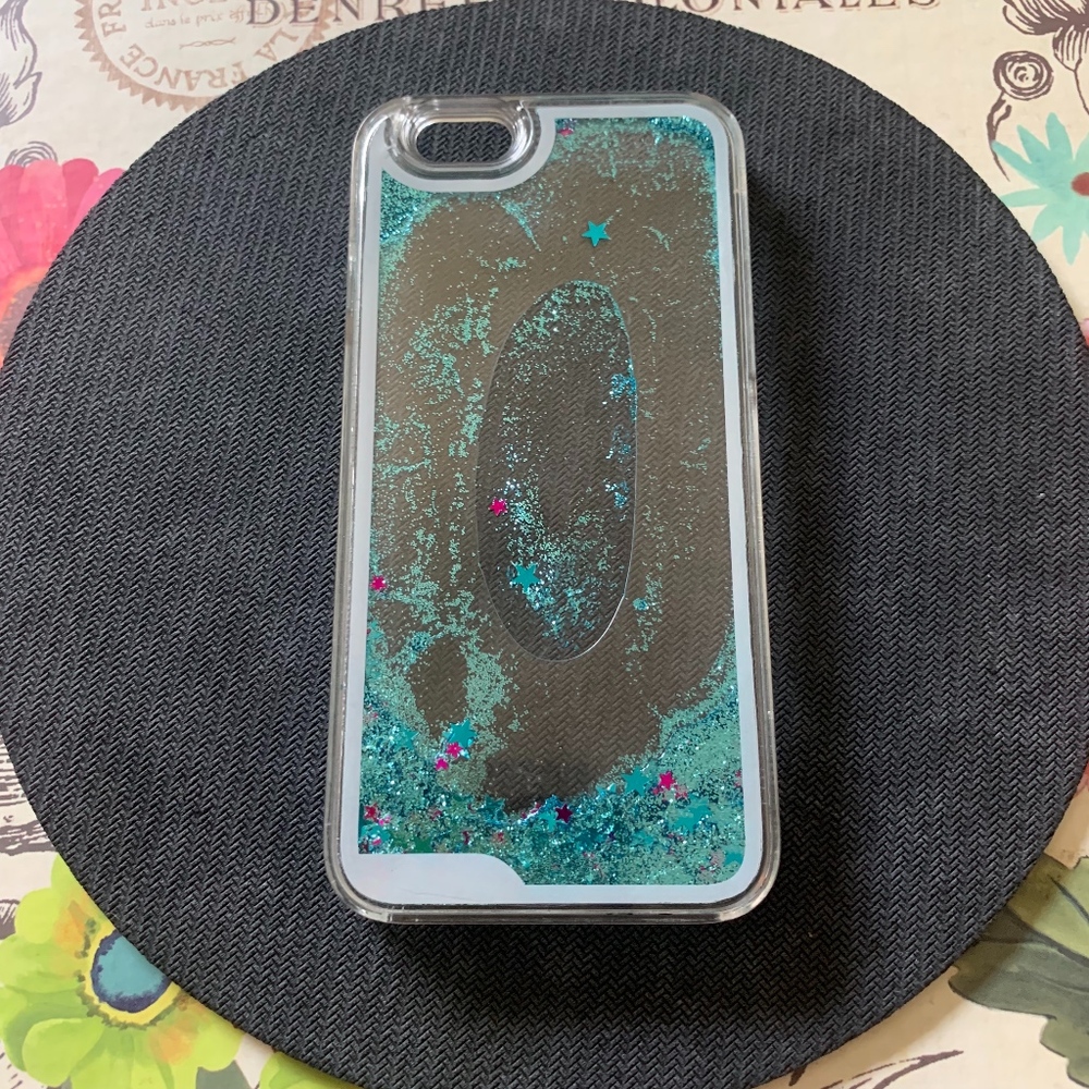 Blue Glitter iPhone 6 Snap-on Case